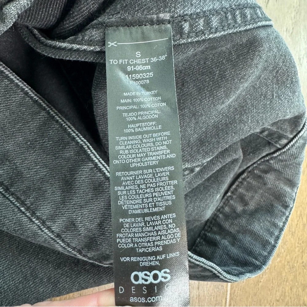 ASOS Black Western Denim Vest - Sweet Cowboy Blues - Picture 14 of 14